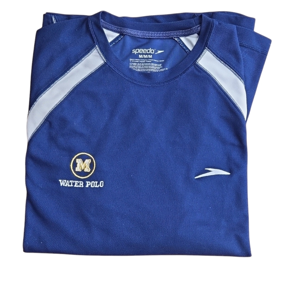 Speedo University of Michigan Water Polo Shirt long sleeve, size medium